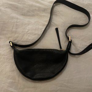 COPY - All Saints Half Moon Leather Crossbody Bag